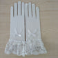 1 pair Knitted stretch mesh gloves