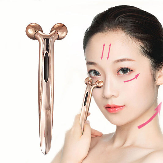 3D face-lifting device manual roller massager