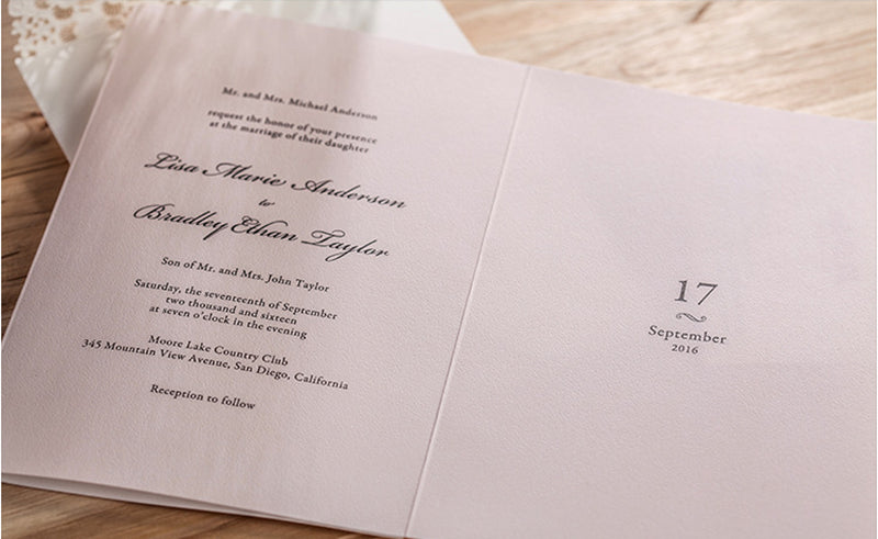 Personalized custom invitation