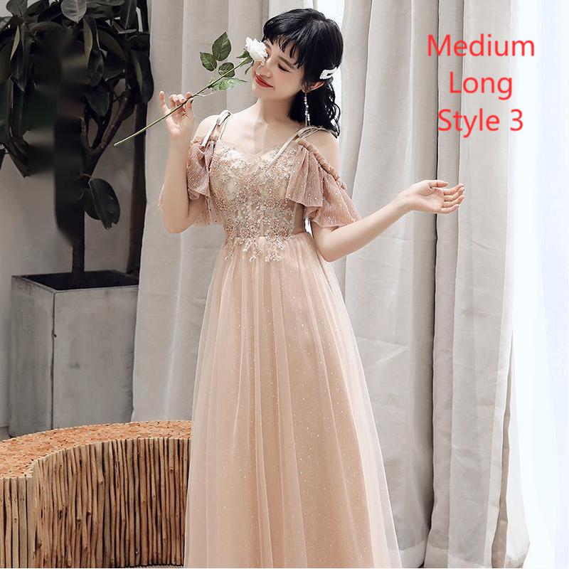 Bridesmaid Dress Temperament Sisterhood Wedding Dresses