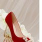 Pearl Rhinestone Single Shoes Stiletto Wedding Shoes