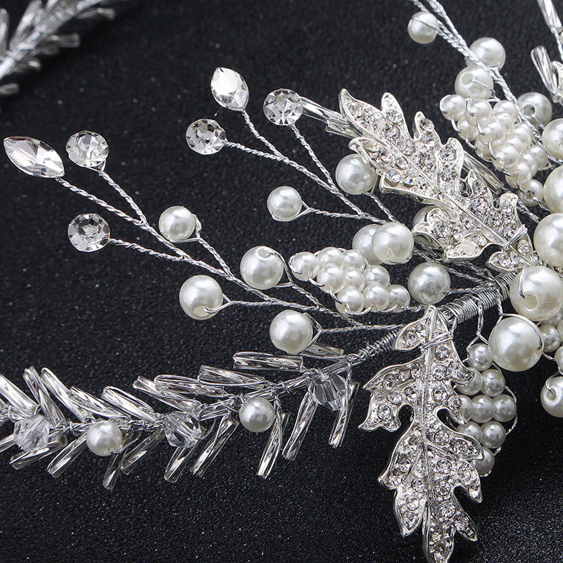 New Wedding Dress Accessories Handmade Pearl Hairband