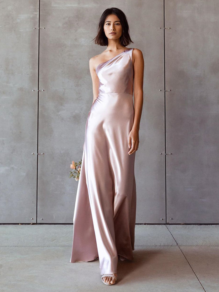 Fashion Satin Sisters Bridesmaid Dress