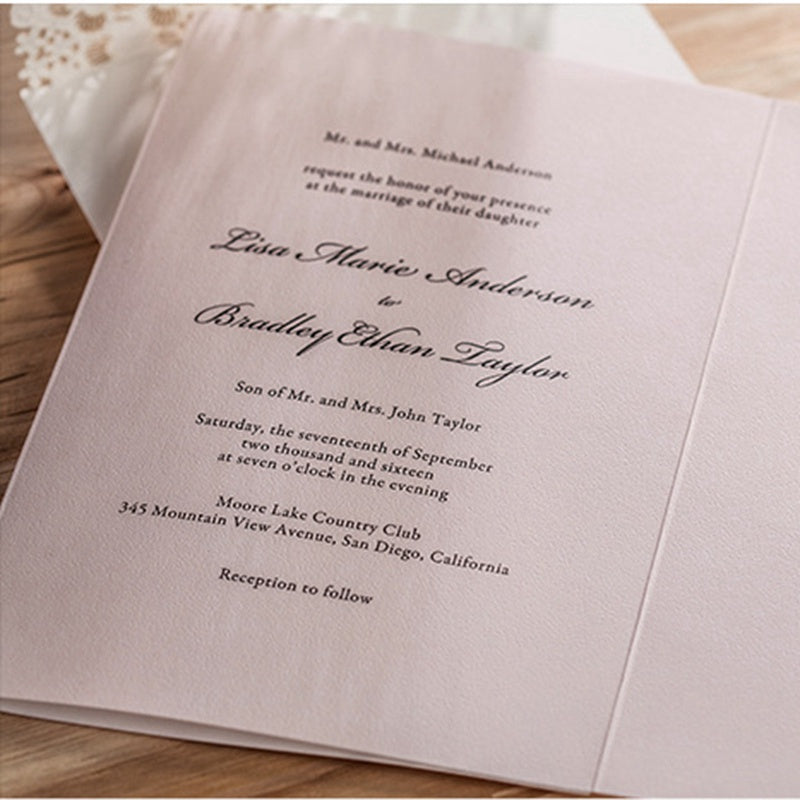 Personalized custom invitation