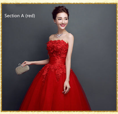 Lace upscale wedding evening dress