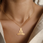 Stainless Steel Pattern Yoga Women's Pendant