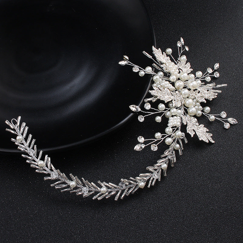 New Wedding Dress Accessories Handmade Pearl Hairband