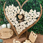 Wood Heart-shaped Creative Wedding Signature Board