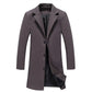 2021 Autumn And Winter New Mens Solid Color Casual Business Woolen Coats