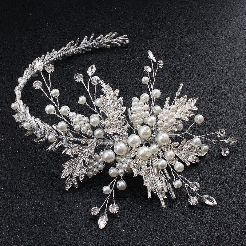 New Wedding Dress Accessories Handmade Pearl Hairband