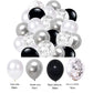 60PCs Latex Sequins Combination Balloon Beam Metal