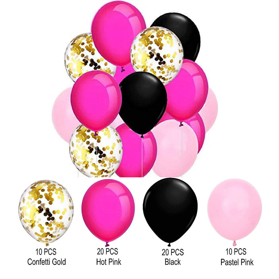 60PCs Latex Sequins Combination Balloon Beam Metal