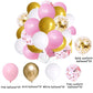 60PCs Latex Sequins Combination Balloon Beam Metal