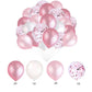 60PCs Latex Sequins Combination Balloon Beam Metal