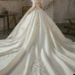 New Bride Vintage Satin Wedding Dress