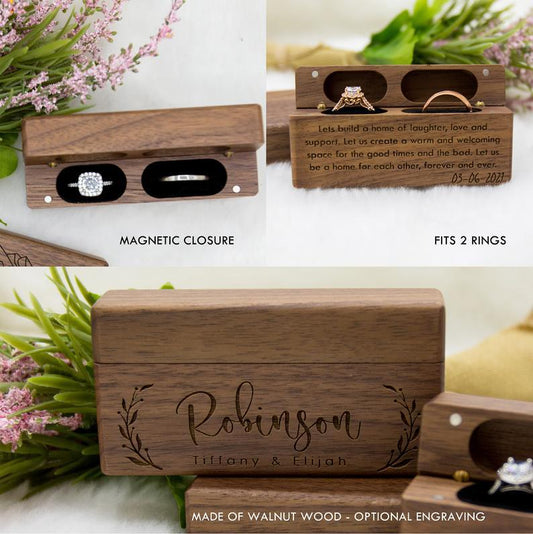 Design Lettering Ring Box Wedding