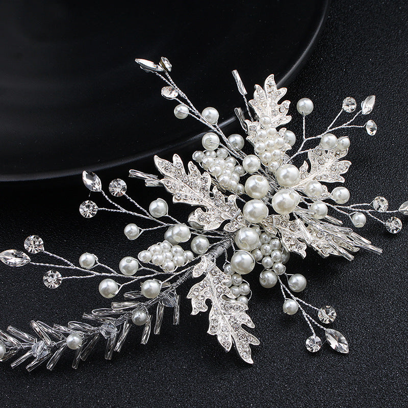 New Wedding Dress Accessories Handmade Pearl Hairband